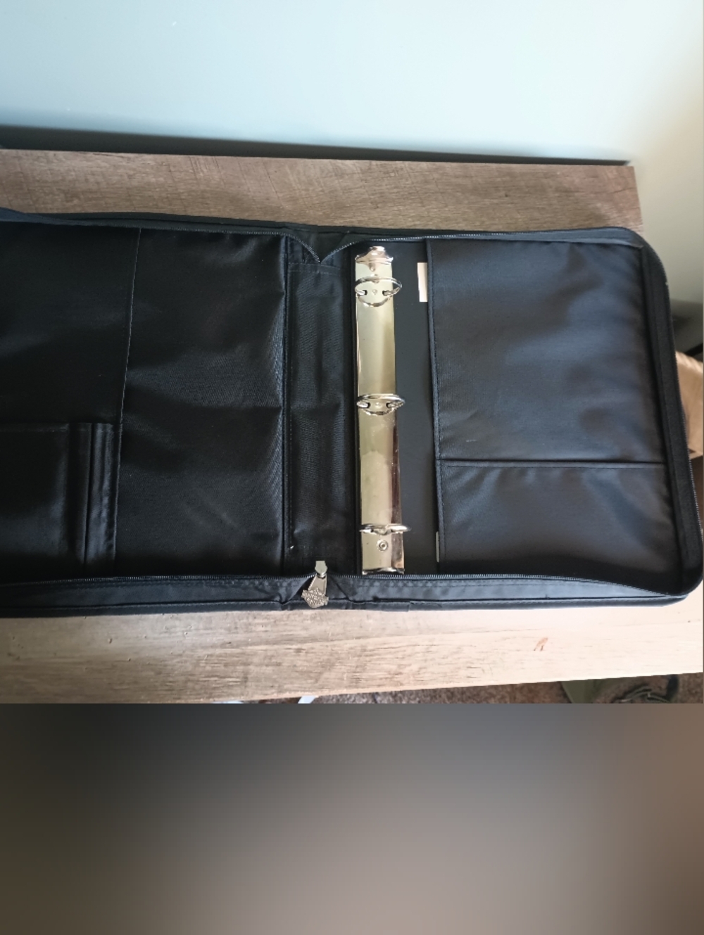 Vtg Mead Harley Davidson Trapper Keeper Binder Organizer Studded Leather 90s - Picture 9 of 14